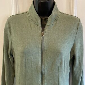 Toad & Co Zip Up Green Jacket Size S